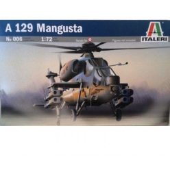 Italeri: A-129 Mangusta helikopter makett, 1:72 0006s