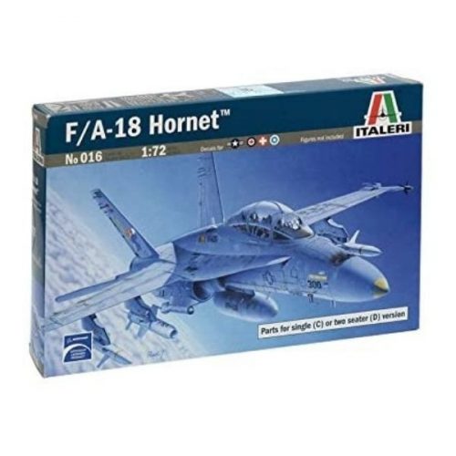 Italeri: F/A-18 Hornet harcászati vadászbombázó repülőgép makett, 1:72 0016s