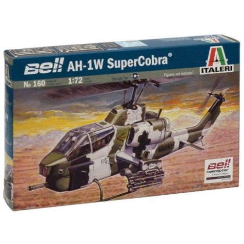 Italeri: AH-1W SuperCobra helikopter makett, 1:72 0160s