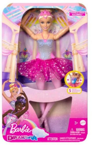 Mattel Barbie Dreamtopia Tündöklő szivárványbalerina baba - szőke