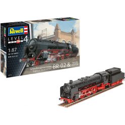   Revell Express Locomotive BR 02 & Tender 2'2' T30 1:87 makett mozdony (02171)