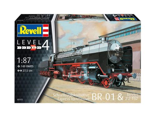 Revell - Express Locomotive BR 01 & Tender 2'2' T32 (2172)