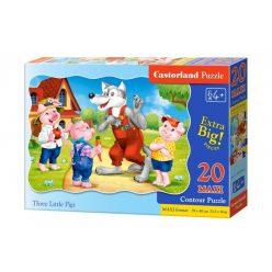 Castorland A három kismalac maxi puzzle 20 db-os (C-02399)