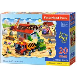 Castorland Házépítés 20 db-os maxi puzzle (C-02412)