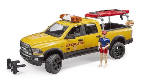 Bruder RAM 2500 Power Wagon: figurával, SUP-pal és fény- és hangmodullal (02506)