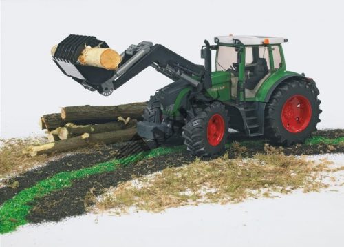 Bruder Fendt 936 Vario traktor homlokrakodóval (03041)