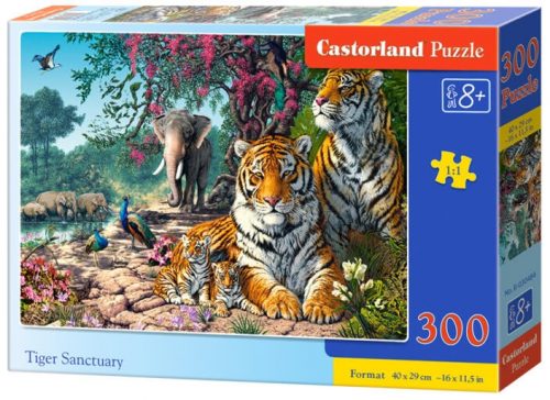 Castorland 300 db-os puzzle - Tigrisszentély (B-030484)