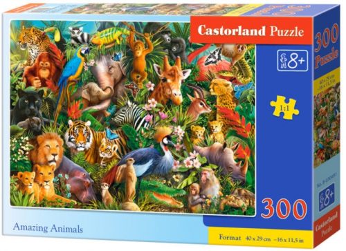 Castorland 300 db-os puzzle - Csodálatos állatok (B-030491)