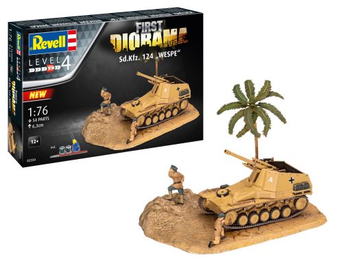 Revell First Diorama Set - Sd.Kfz. 124 Wespe (03334)