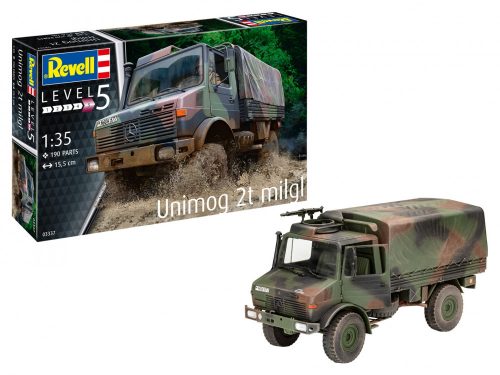 Revell Unimog 2T milgl 1:35 makett harcjármű (03337)