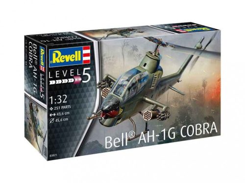 Revell AH1G Cobra 1:32 helikopter makett (03821)