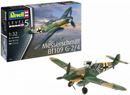 Revell Messerschmitt Bf109G-2/4 1:32 makett repülő (03829)