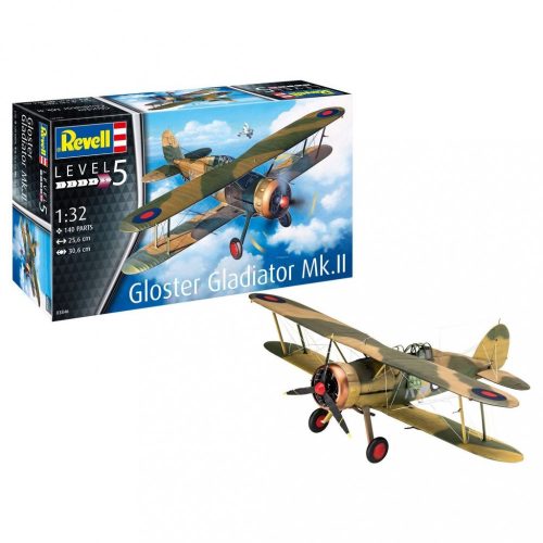 Revell Gloster Gladiator Mk. II 1:32 makett repülő (03846)