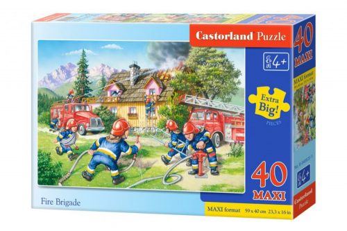 Castorland Maxi Puzzle - A tűzoltócsapat 40 db-os (B-040025)