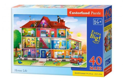 Castorland 40 db-os Maxi puzzle - Otthoni életképek (B-040346)