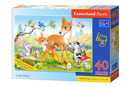 Castorland 40 db-os MAXI puzzle - Őzike és barátai (040384)