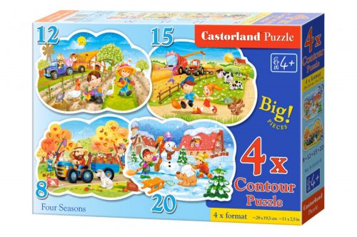 Castorland Négy évszak 4 az 1-ben puzzle (043019)