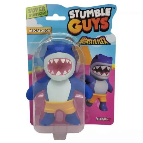 Monsterflex: Nyújtható Stumble Guys figura - Megalodon (0440-M)