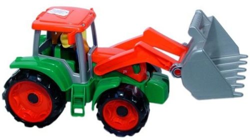 LENA Markolós traktor homlokrakodóval, sofőrrel 33cm (04407)