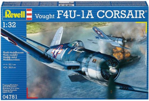 Revell Vought F4U-1A Corsair 1:32 makett repülő (04781)