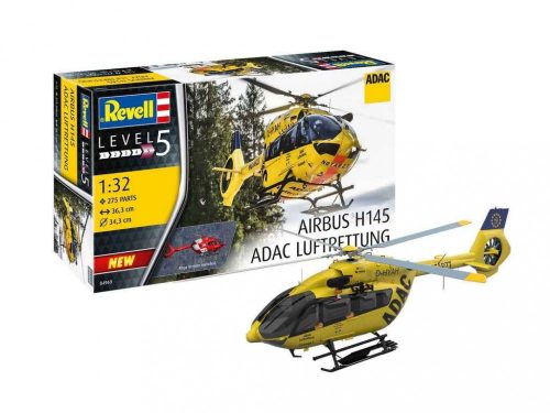 Revell H145 ADAC/REGA 1.32 makett helikopter (04969)