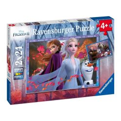   Ravensburger: Jégvarázs 2 Az erdőben 2 x 24 darabos puzzle (05010)