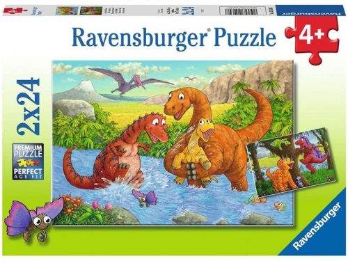 Ravensburger Puzzle 2x24 db - Dínók világa (05030)