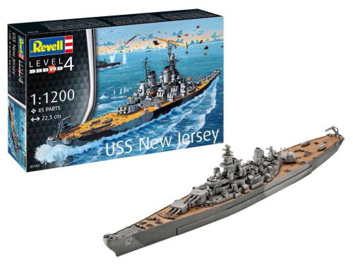 Revell Battleship USS New Jersey 1:1200 (05183)