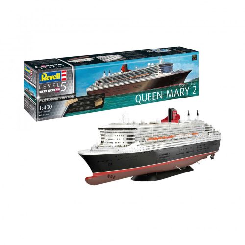 Revell Queen Mary 2 PLATINUM Edition 1:400 makett hajó (05199)