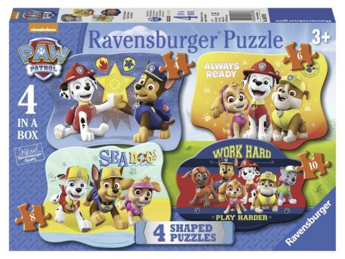 Ravensburger: Puzzle 4in1 - Mancs Őrjárat (06979)