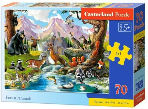 Castorland Erdei állatok - 70 db-os puzzle B-070091