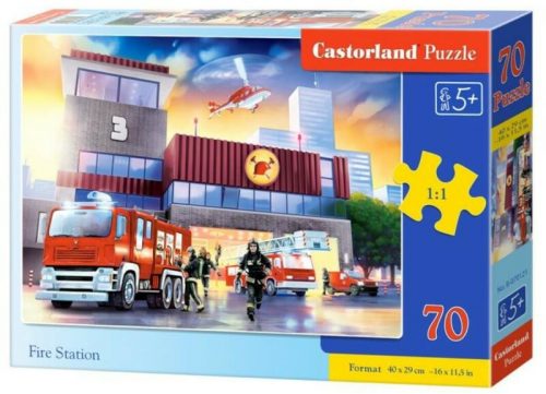 Castorland Tűzoltóállomás - 70 db-os puzzle B-070121