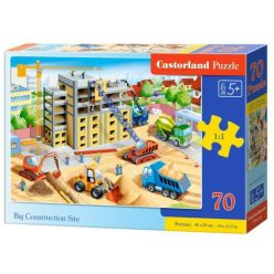 Castorland A nagy építkezés - 70 db-os puzzle B-070138