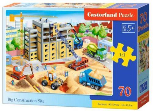 Castorland A nagy építkezés - 70 db-os puzzle B-070138