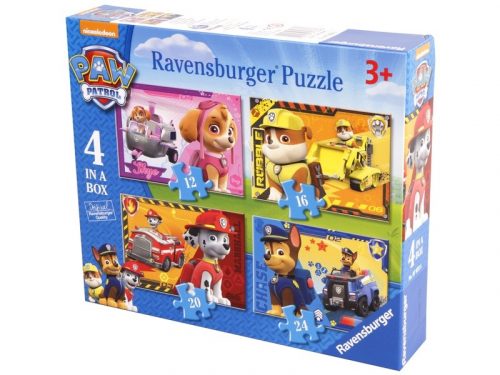 Ravensburger Mancs őrjárat 4 az 1-ben 12,16,20,24 db-os (07033)