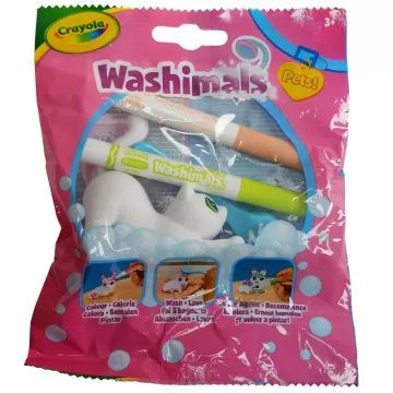 Crayola Washimals: Kimosható állatka figura - Jake, a nyújtózó cica