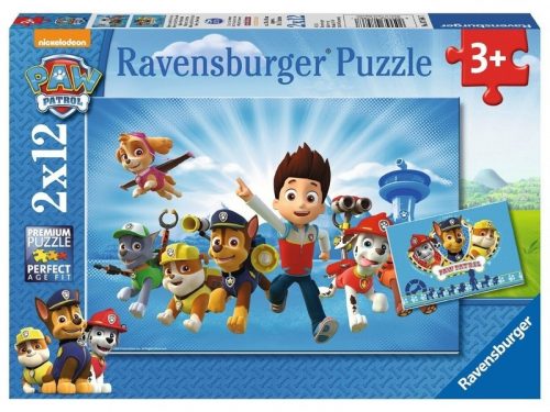 Ravensburger: Mancs őrjárat és Ryder 2 x 12 darabos puzzle (07586)