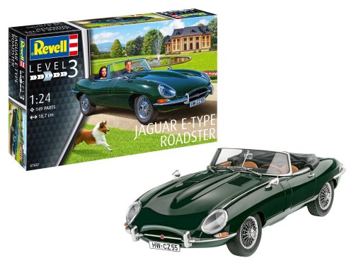 Revell Jaguar E-Type Roadster 1:24 makett autó (07687)