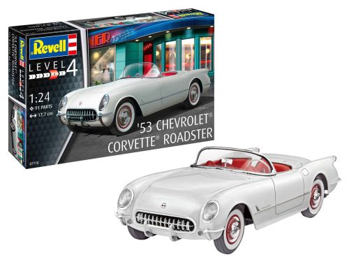 Revell 1953 Corvette Roadster (07718) makett autó