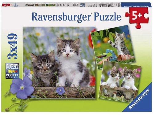 Ravensburger Puzzle 3x49 db - Édes kiscicák (08046)