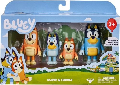 Bluey Család Figura Szett 4db 08807