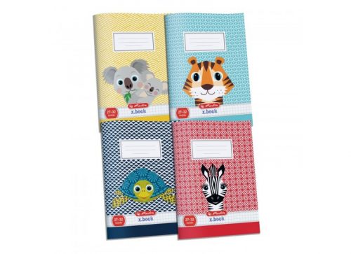 Herlitz Füzet A5/27-32 kockás Cute Animals