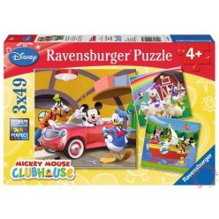 Ravensburger Mikiegér klubháza 3 x 49 db-os puzzle (09247)