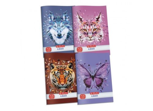 Herlitz Füzet A5/14-32 1. osztályos vonalas Wild Animals