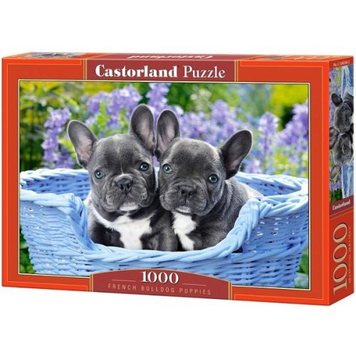 Castorland Francia bulldog kutyusok 1000 db-os (104246)