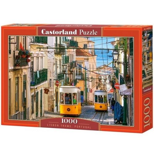 Castorland Lisszaboni villamosok, 1000 db-os puzzle 104260