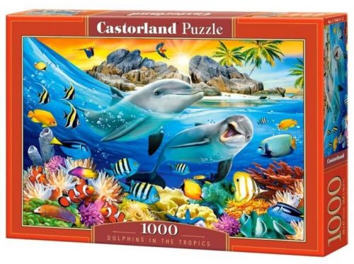 Castorland 1000 db-os puzzle - Delfinek a trópusokon (C-104611)