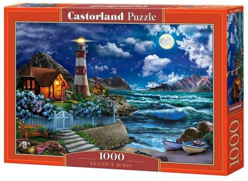 Castorland 1000 db-os puzzle - Éjszaka a tengernél (C-104864)