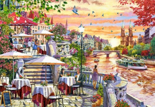 Castorland 1000 db-os puzzle - Romantic City Sunset (C-104956)