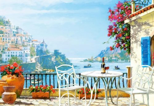 Castorland 1000 db-os puzzle - Mediterranean Wine for Two (C-105007)